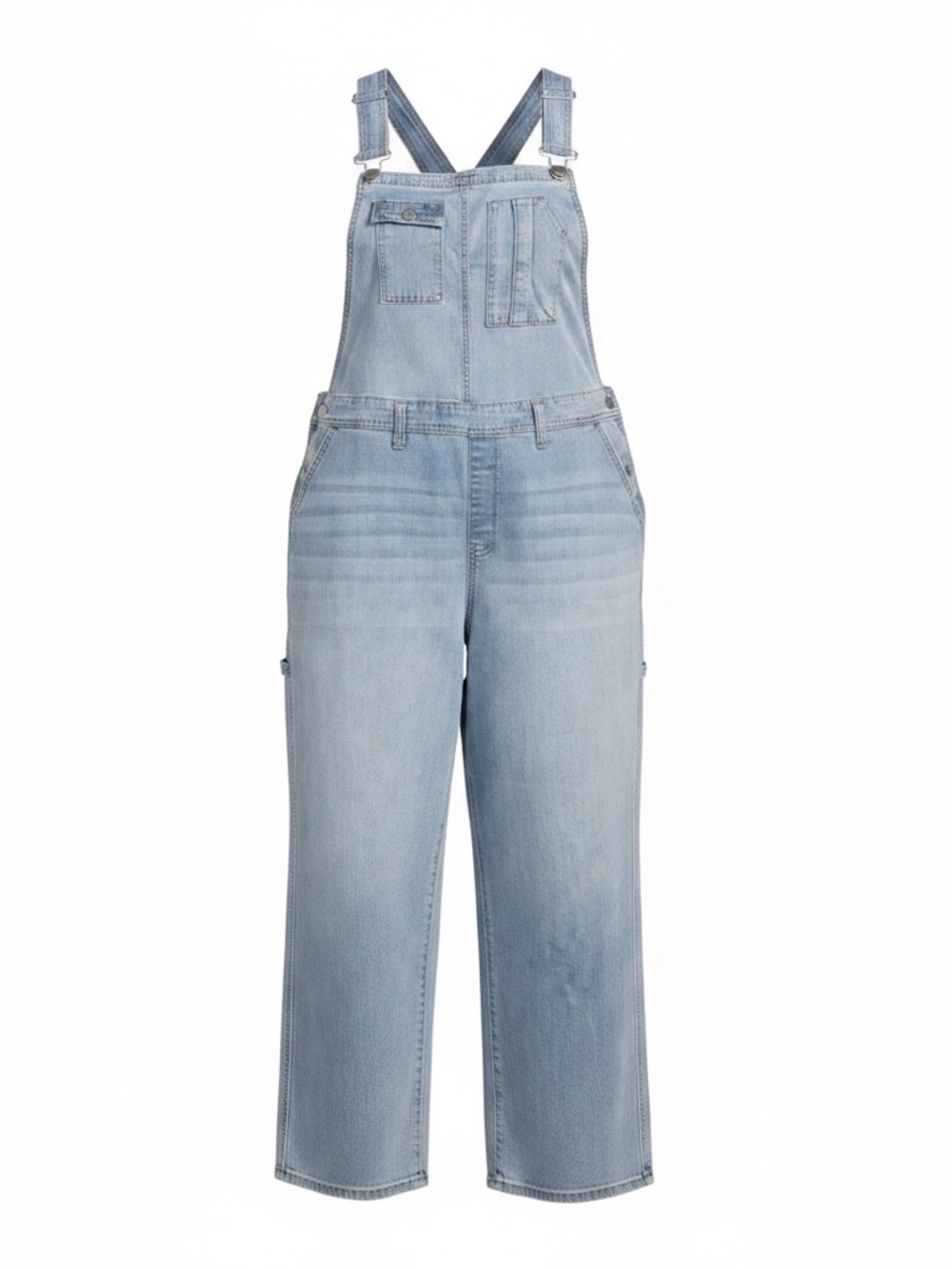 Terra & Sky Light Blue Denim Overalls for Women